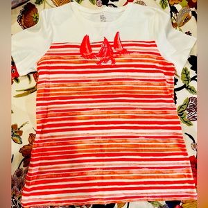 Women’s Kim Rogers Medium Cotton Sea T Shirt shirt sleeve, was never ever worn